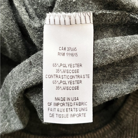 Robert Rodriguez Gray Ribbed Knit Double Layered Tank Top - Picture 4 of 4